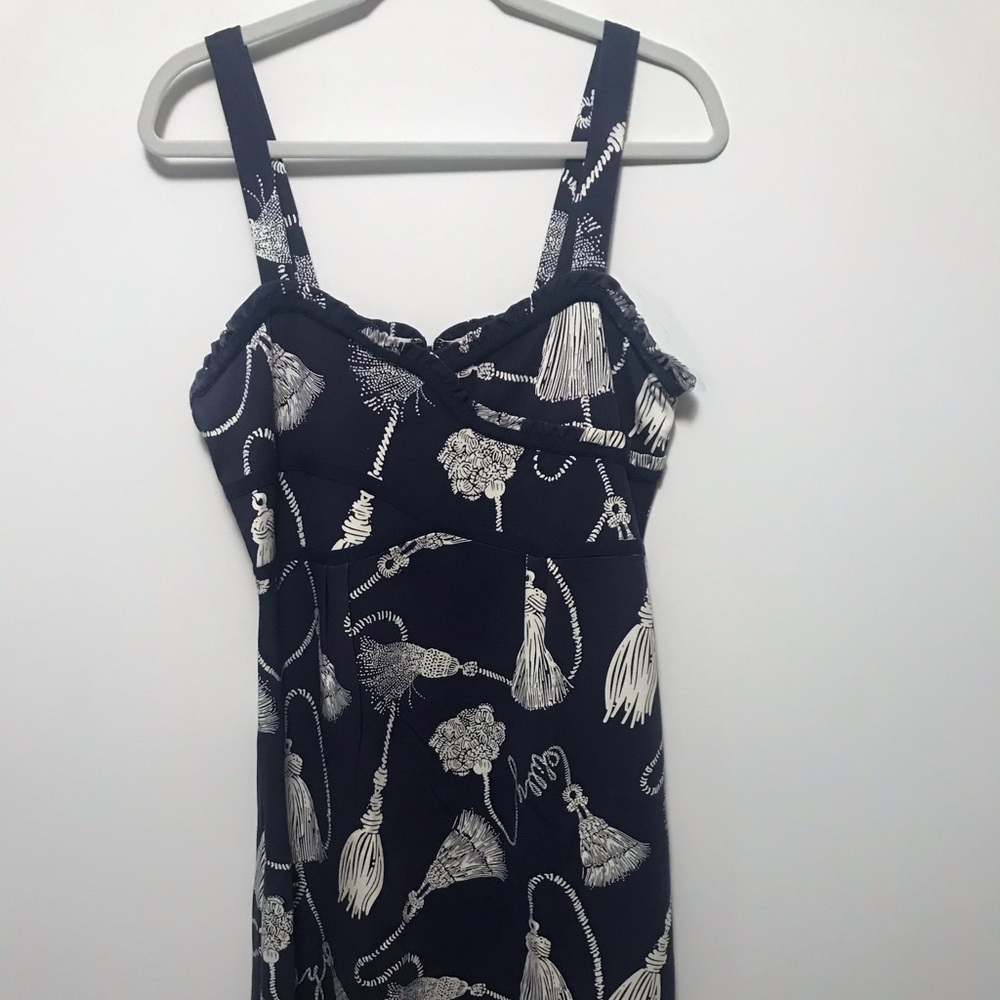 Lilly Pulitzer navy tassel dress